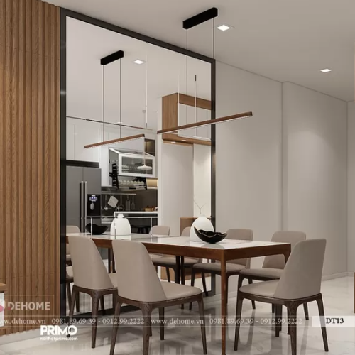 Gương Bỉ Dán Tường Phòng Bếp DT13