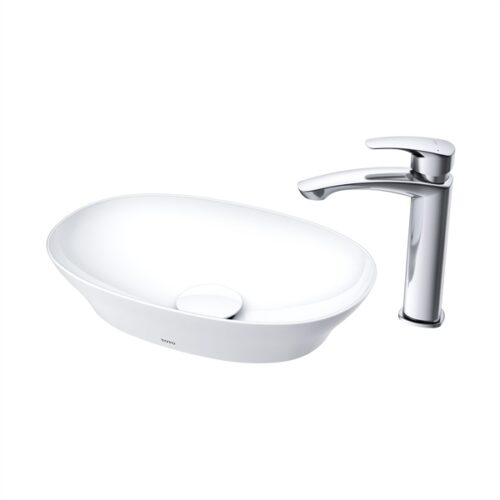 Chậu đặt bàn vành mỏng Linear Ceram