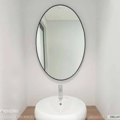 Gương Phòng Tắm Treo Tường Khung Sơn Tĩnh Điện DKL69B