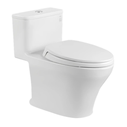 Bàn cầu 1 khối kèm nắp đóng êm TC393VS