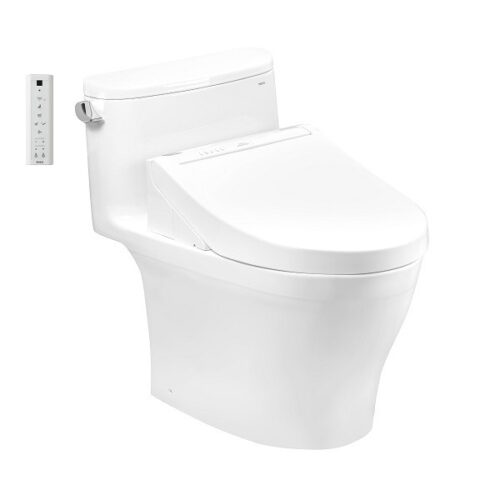 Bàn cầu một khối kèm nắp rửa điện tử WASHLET dòng C5