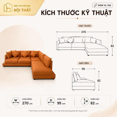 Sofa góc chữ L Flaxy 4