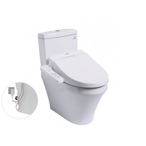Bàn cầu hai khối, kèm nắp rửa điện tử WASHLET dòng C2