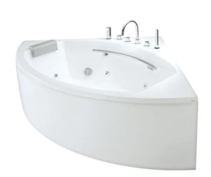 Bồn tắm ngọc trai góc có yếm