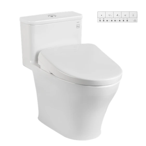 Bàn cầu 1 khối kèm nắp rửa điện tử WASHLET (loại giấu dây) dòng S7 - TCF47360GAA (220V)