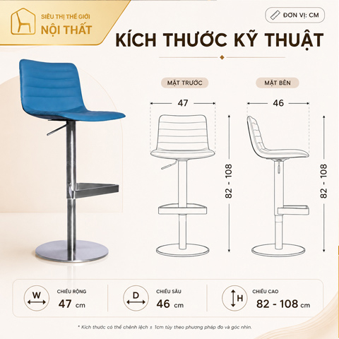 Ghế bar Venus 23 BS3