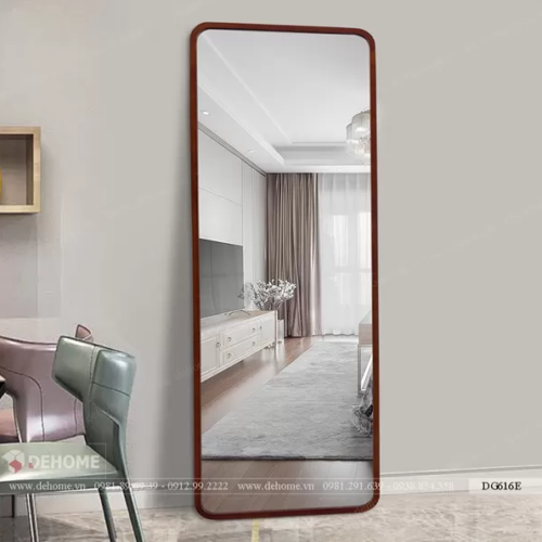 Gương dài soi toàn thân khung gỗ DG616E