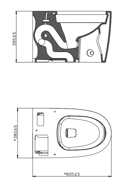 Bàn Cầu Bán Thông Minh - Ảnh 2