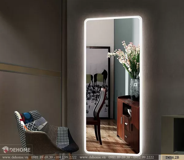 Gương Đứng Có Đèn Led D616.2B