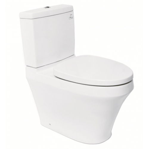 Bàn cầu hai khối, nắp đóng êm TC385VS - CeFiONtect