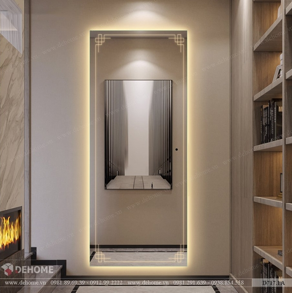 Gương đứng toàn thân có đèn led D717.1A