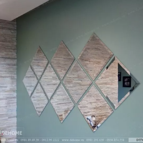 Gương ghép dán tường trang trí DT76