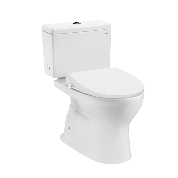 Bàn cầu hai khối kèm nắp rửa ECOWASHER TCW1211A