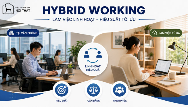 Hybrid Working: Xu hướng làm việc hay áp lực kiểu mới?