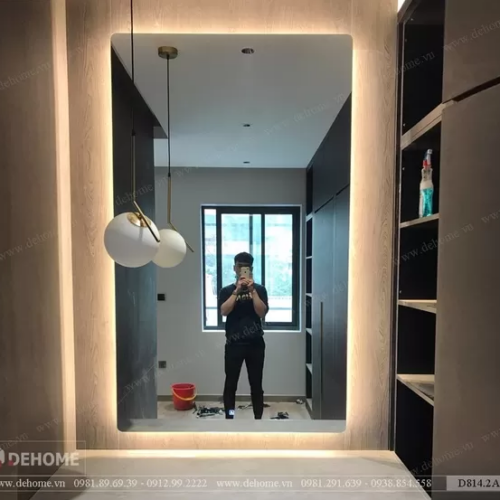Gương Bàn Trang Điểm Có Đèn Led D814.2A