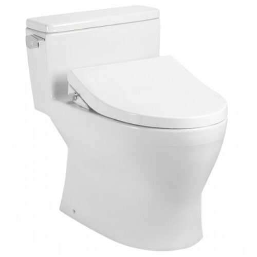 Bàn cầu 1 khối kết hợp nắp rửa cơ Eco-washer TCW1211A