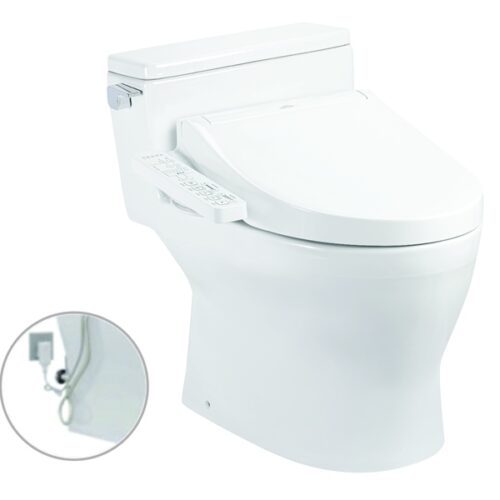 Bàn cầu 1 khối kết hợp nắp rửa điện tử WASHLET dòng C2