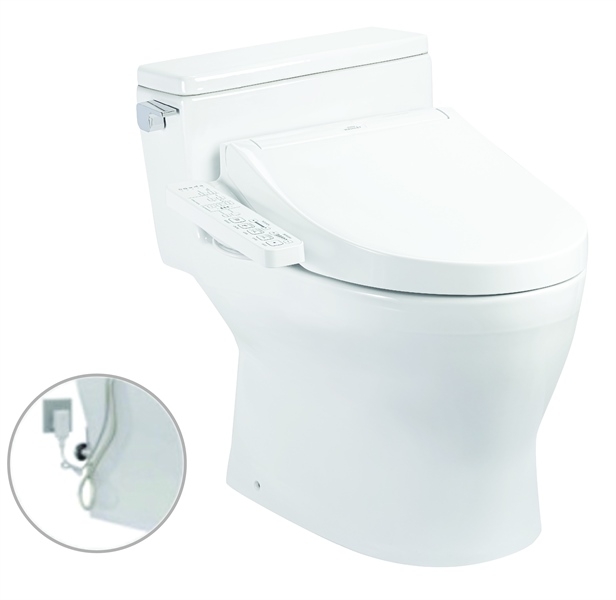 Bàn cầu 1 khối kết hợp nắp rửa điện tử WASHLET dòng C2