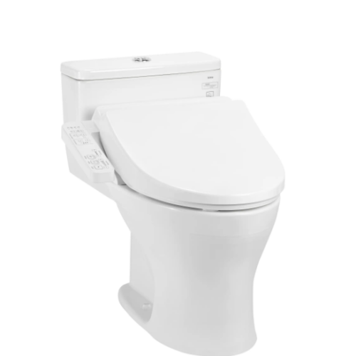 Bàn cầu 1 khối kèm nắp rửa điện tử WASHLET dòng C2