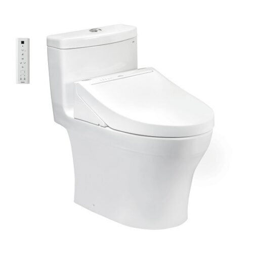 Bàn cầu một khối kèm nắp rửa điện tử WASHLET dòng C5
