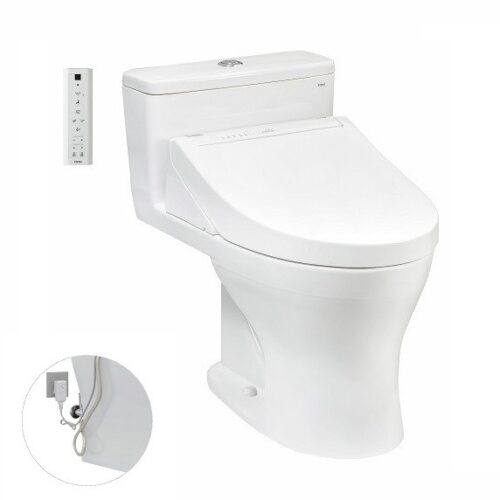 Bàn cầu một khối kèm nắp rửa điện tử WASHLET dòng C5