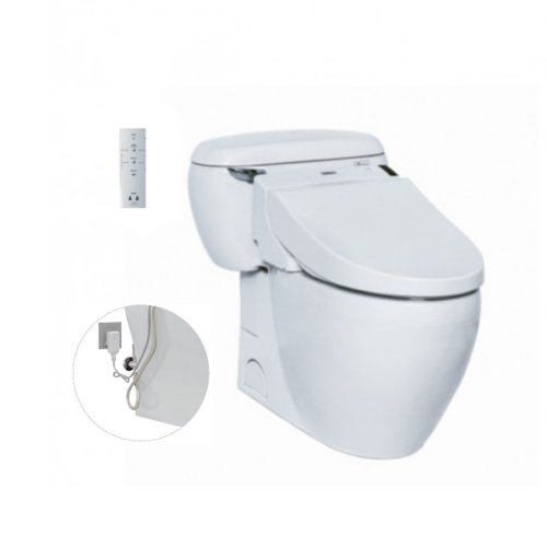Bàn cầu một khối, kèm nắp rửa điện tử WASHLET dòng C5