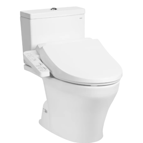 Bàn cầu 2 khối, kèm nắp rửa điện tử WASHLET dòng C2 TCF23710AAA