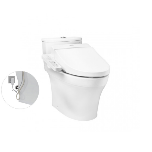 Bàn cầu một khối, kèm nắp rửa điện tử WASHLET dòng C2