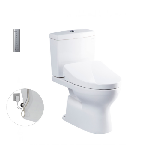 Bàn cầu hai khối, kèm nắp rửa điện tử WASHLET dòng S7