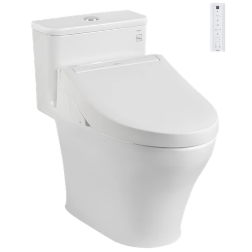 Bàn cầu 1 khối kèm nắp rửa điện tử WASHLET dòng C5