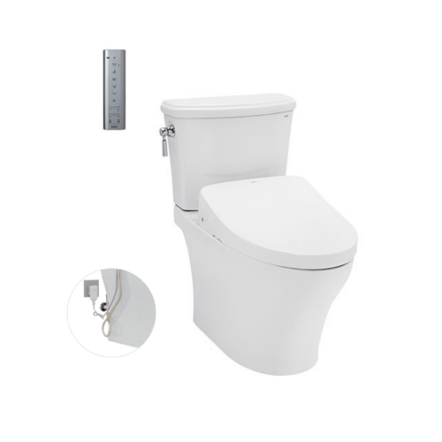 Bàn cầu hai khối kèm nắp rửa điện tử WASHLET dòng S7