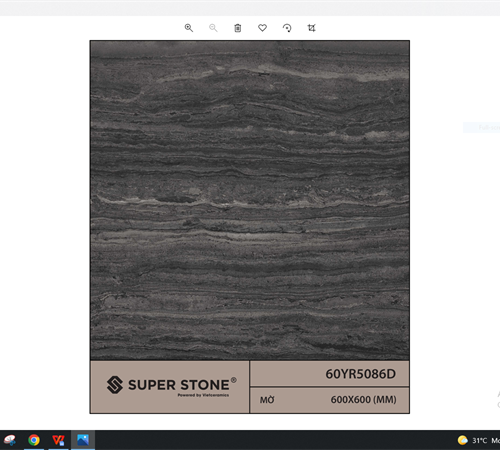 Gạch porcelain lát nền SOUL TRAVERTINE