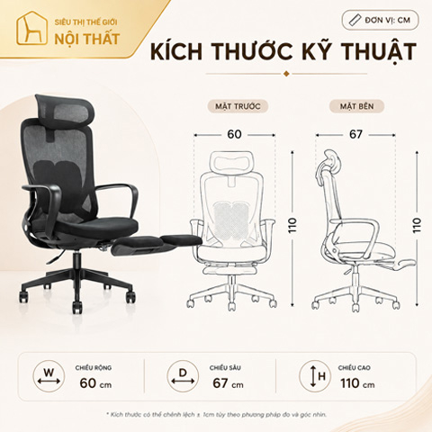 ghế văn phòng Teamplay 24-HR REST