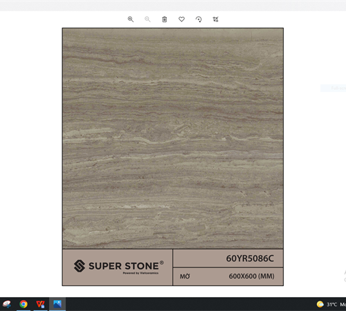 Gạch porcelain lát nền SOUL TRAVERTINE