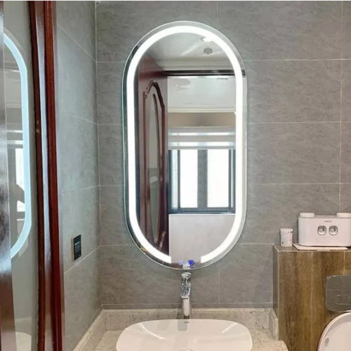 Gương Nhà Tắm Đèn LED Hình Bầu Dục D612.4B
