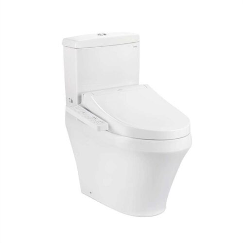 Bàn cầu hai khối, kèm nắp rửa điện tử WASHLET dòng C2
