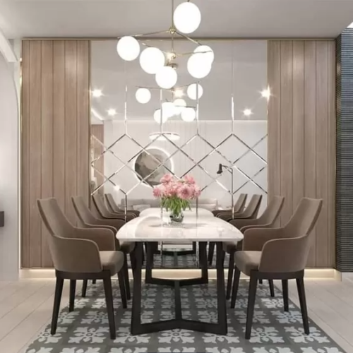Gương Ghép Trang Trí Phòng Ăn DT20