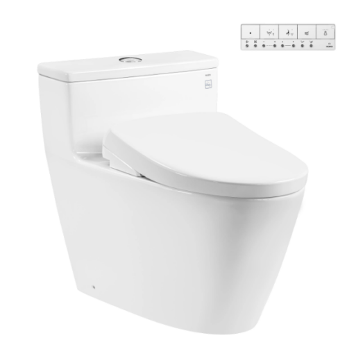 Bàn cầu 1 khối kèm nắp rửa điện tử WASHLET (loại giấu dây) dòng S7 - TCF47360GAA (220V)