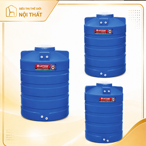 Bồn Nhựa 1000L Đứng Letton CT