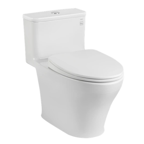 Bàn cầu 1 khối kèm nắp đóng êm TC395VS