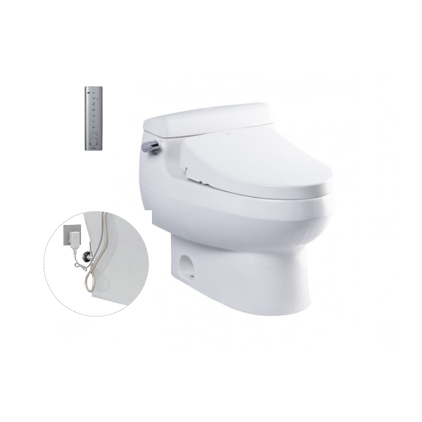 Bàn cầu một khối kèm nắp rửa điện tử WASHLET dòng S7
