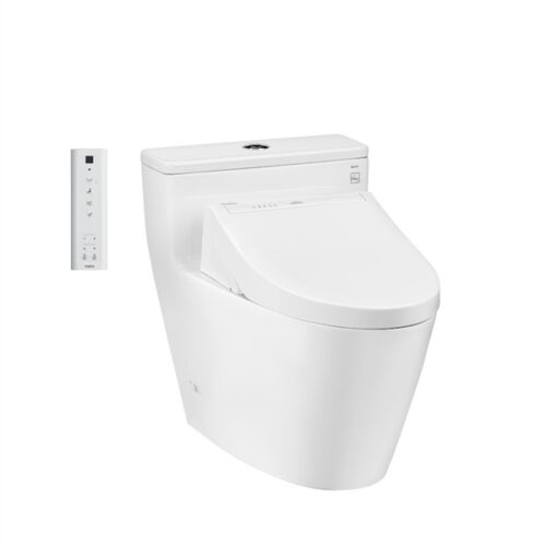 Bàn cầu 1 khối kèm nắp rửa điện tử WASHLET dòng C5 TCF24460AAA