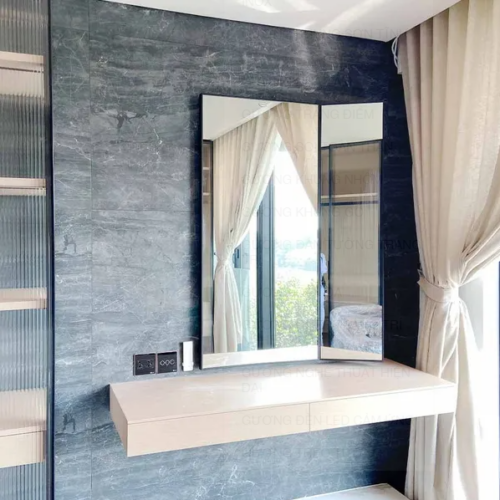 Gương Khung Sơn Tĩnh Điện Bàn Trang Điểm DKL612B