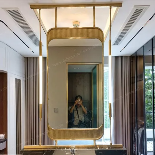 Gương khung mạ PVD hai mặt cao cấp DPVD1218