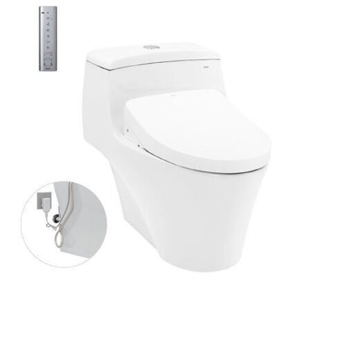 Bàn cầu một khối kèm nắp rửa điện tử WASHLET dòng S7 TCF4911Z
