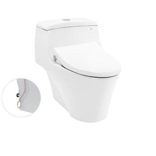 Bàn cầu một khối kèm nắp rửa cơ Ecowasher TCW1211A