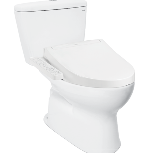 Bàn cầu hai khối, kèm nắp rửa điện tử WASHLET dòng C2