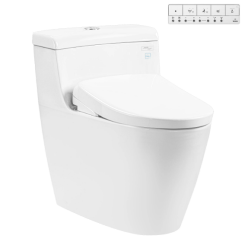 Bàn cầu 1 khối kèm nắp rửa điện tử WASHLET dòng S7 – TCF47360GAA