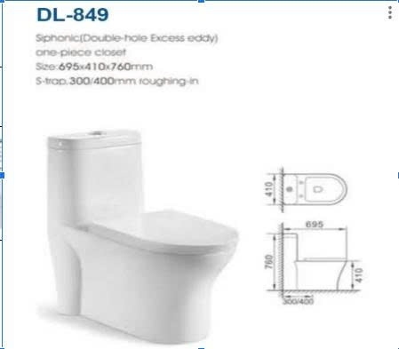 Alternative view of BỒN CẦU MỘT KHỐI DL849