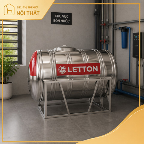 Bồn INOX 1000Đ LETTON